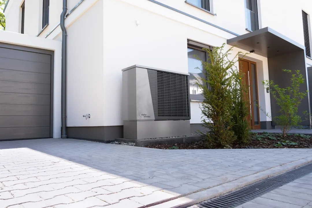 Cold-climate heat pump outdoor unit installed at a Dallas home